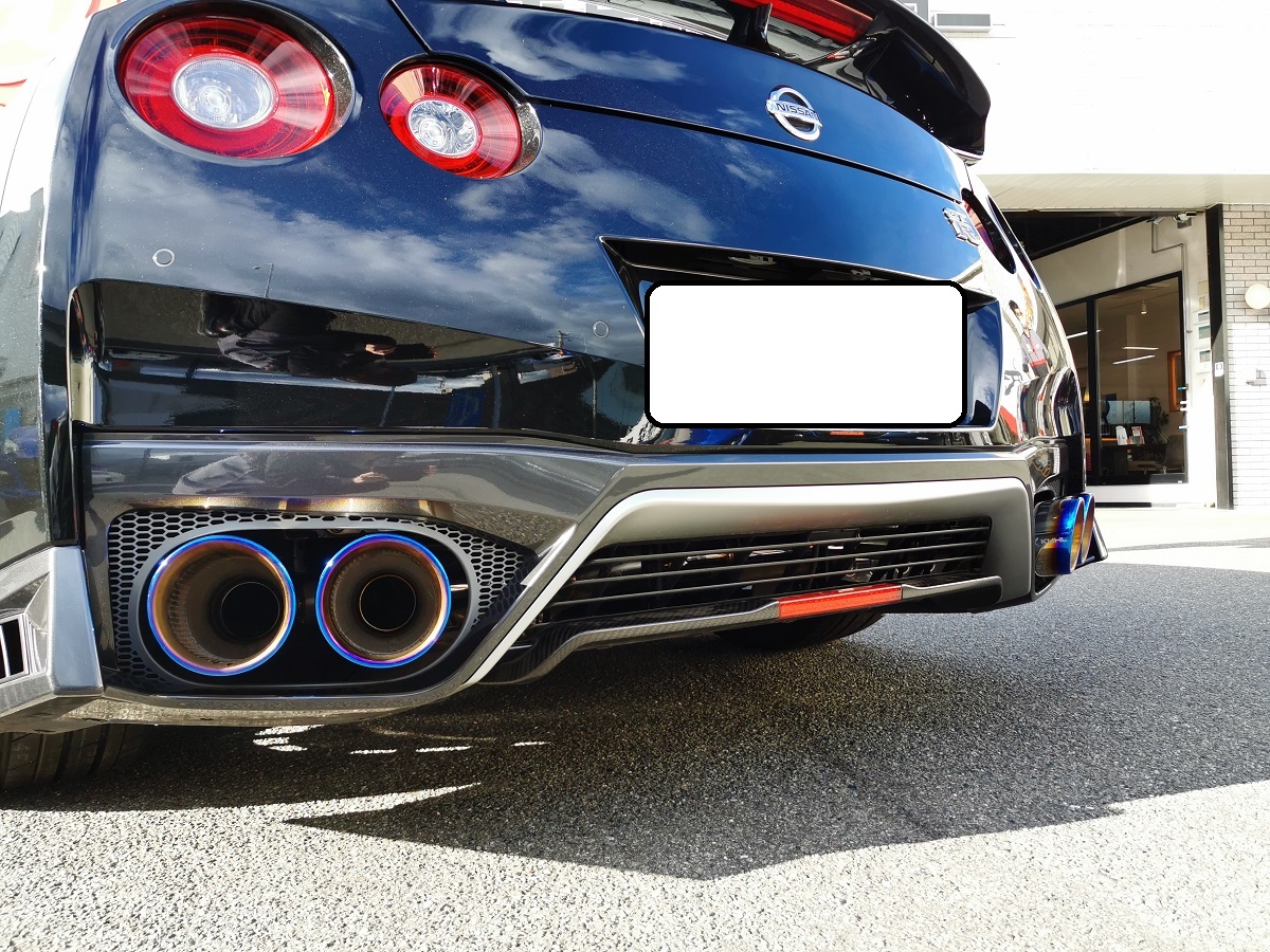 R35GT-R REGAL4テールマフラーに交換しました！ | GTNET福岡